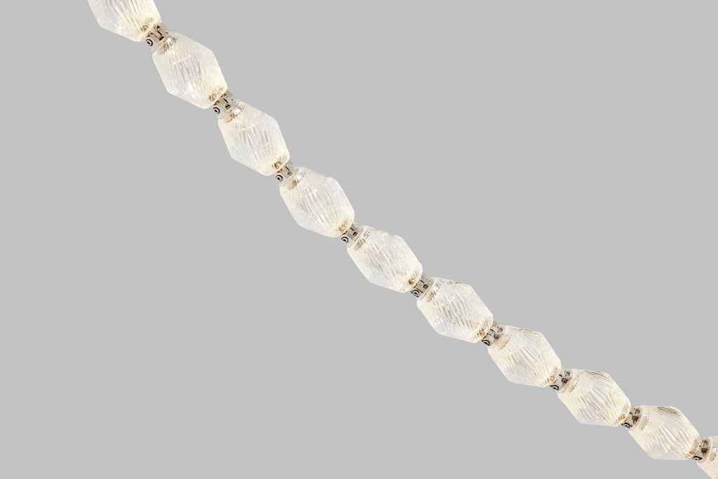Collier 240 Chandelier Polished Nickel Integrated LED 90 CRI 3000K 120V (Remote)