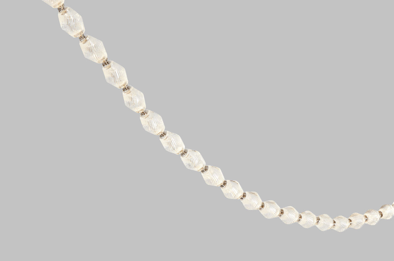 Collier 240 Chandelier Polished Nickel Integrated LED 90 CRI 3000K 120V (Remote)