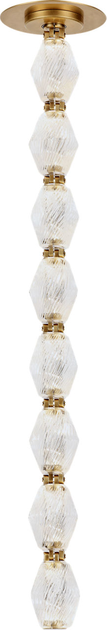 Collier 24 Pendant Natural Brass LED 90 CRI 3000K 120V (Remote)