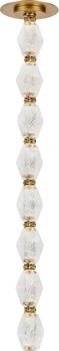 Collier 24 Pendant Natural Brass Integrated LED 90 CRI 3000K 277V (Remote)
