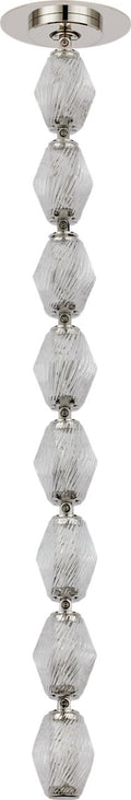 Collier 24 Pendant Polished Nickel Integrated LED 90 CRI 2700K 277V (remote)