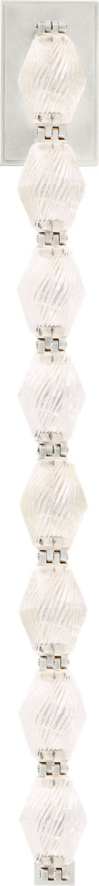 Collier 28 Wall Sconce Polished Nickel Integrated LED 90 CRI 3000K 120-277V Universal
