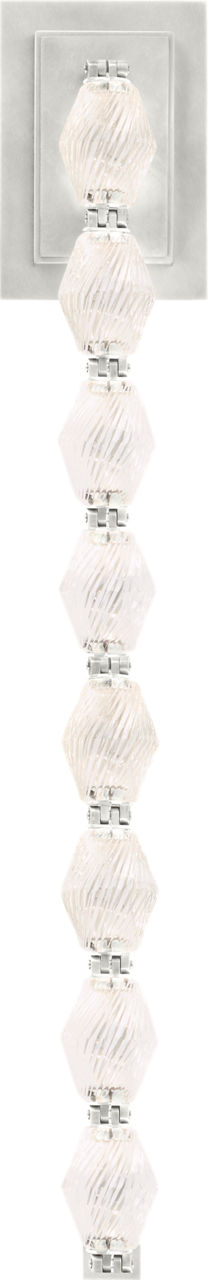 Collier 28 Wall Sconce Polished Nickel Integrated LED 90 CRI 3000K 120-277V Universal