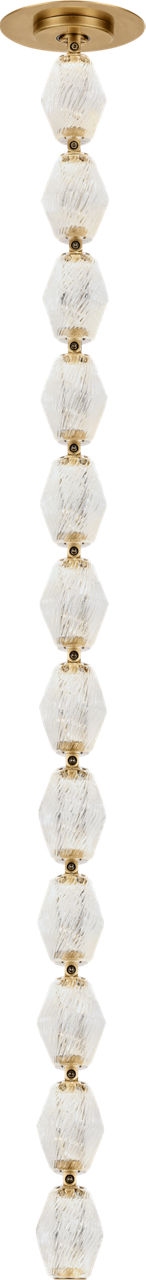Collier 36 Pendant Natural Brass Integrated LED 90 CRI 2700K 120V (Remote)