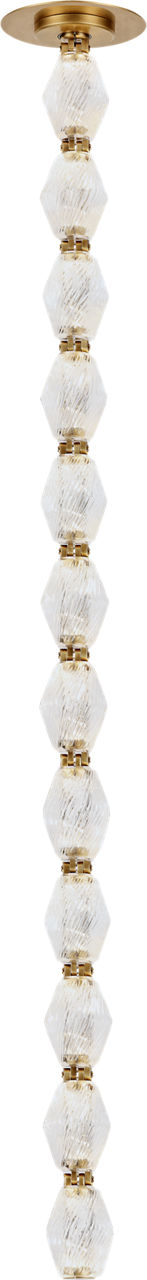 Collier 36 Pendant Natural Brass Integrated LED 90 CRI 3000K 120V (Remote)