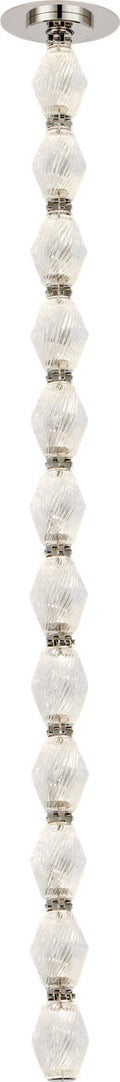 Collier 36 Pendant Polished Nickel Integrated LED 2700K 90 CRI 120V (Remote)