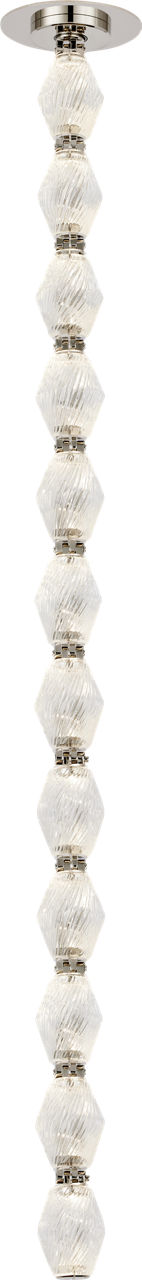 Collier 36 Pendant Polished Nickel LED 2700K 90 CRI 120-277V (Surface)