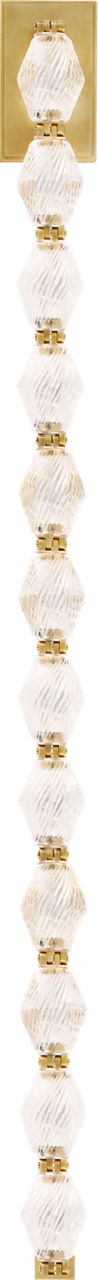 Collier 40 Wall Sconce Natural Brass Integrated LED 90 CRI 3000K 120-277V Universal