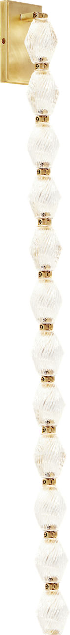 Collier 40 Wall Sconce Natural Brass Integrated LED 90 CRI 2700K 120-277V Universal