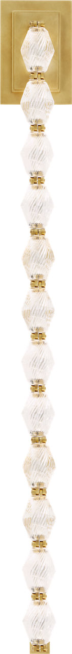 Collier 40 Wall Sconce Natural Brass Integrated LED 90 CRI 2700K 120-277V Universal