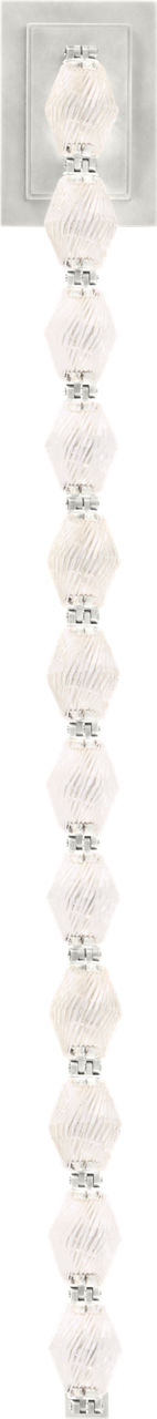 Collier 40 Wall Sconce Polished Nickel Integrated LED 2700K 90 CRI 120-277V Universal