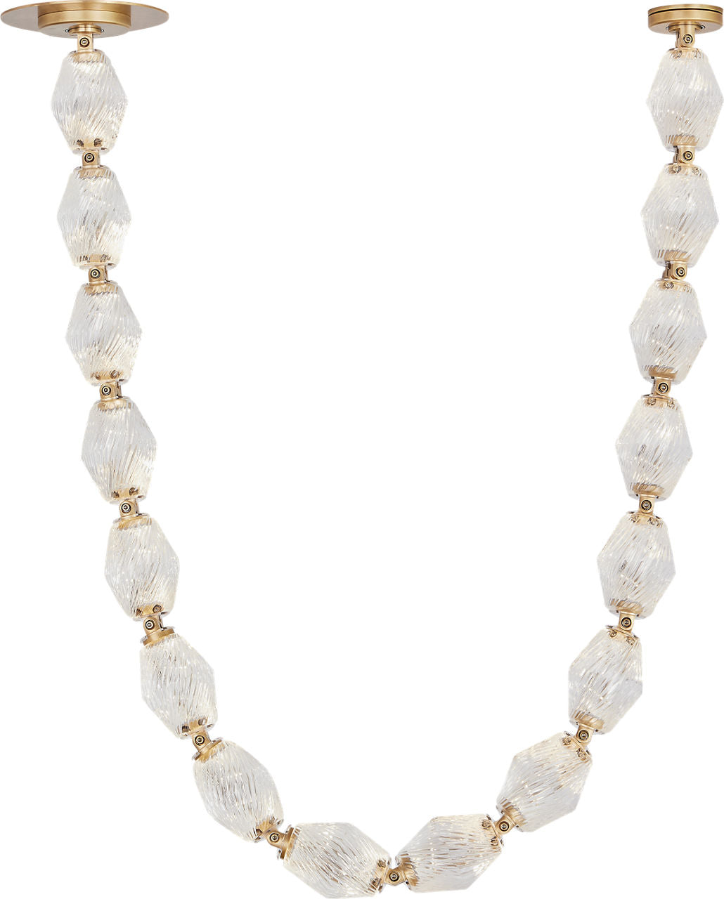 Collier 48 Pendant Natural Brass Integrated LED 90 CRI 2700K 277V (Remote)