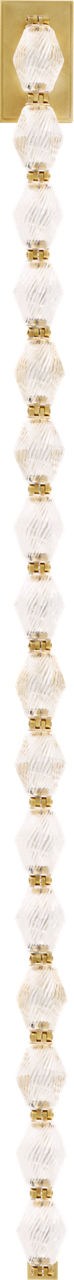 Collier 53 Wall Sconce Natural Brass Integrated LED 90 CRI 3000K 120-277V Universal