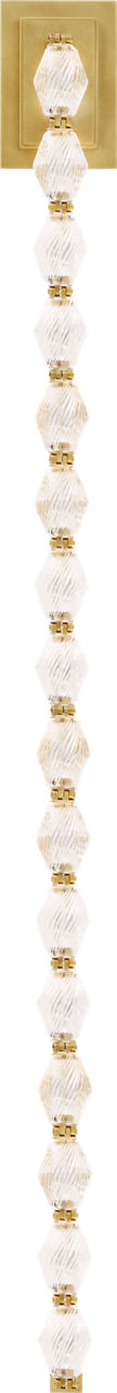 Collier 53 Wall Sconce Natural Brass Integrated LED 2700K 90 CRI 120-277V Universal