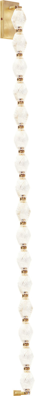Collier 53 Wall Sconce Natural Brass Integrated LED 90 CRI 3000K 120-277V Universal