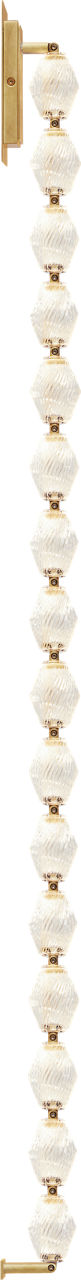Collier 53 Wall Sconce Natural Brass Integrated LED 90 CRI 3000K 120-277V Universal