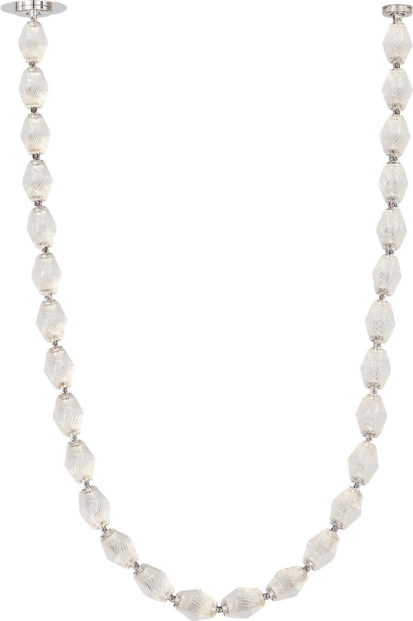Collier 84 Chandelier Polished Nickel Integrated LED 90 CRI 3000K 120-277V Universal (Surface)