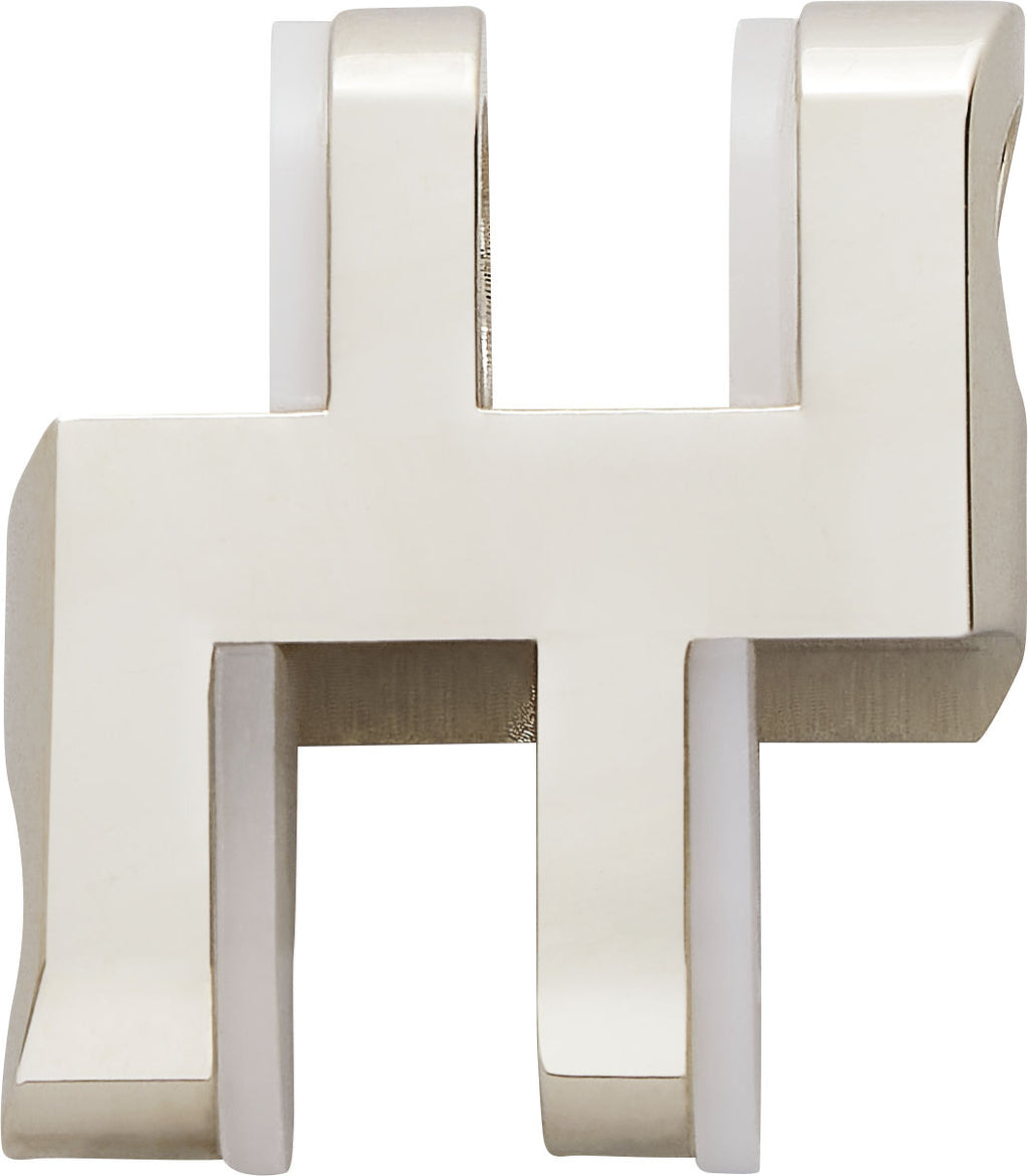 Collier Isolated Mechanical Connector Polished Nickel