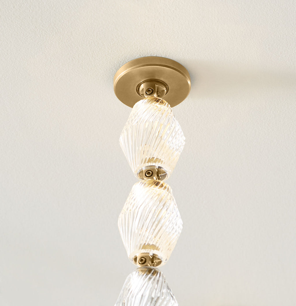 Collier 36 Pendant Natural Brass LED 2700K 90 CRI 120-277V (Surface)