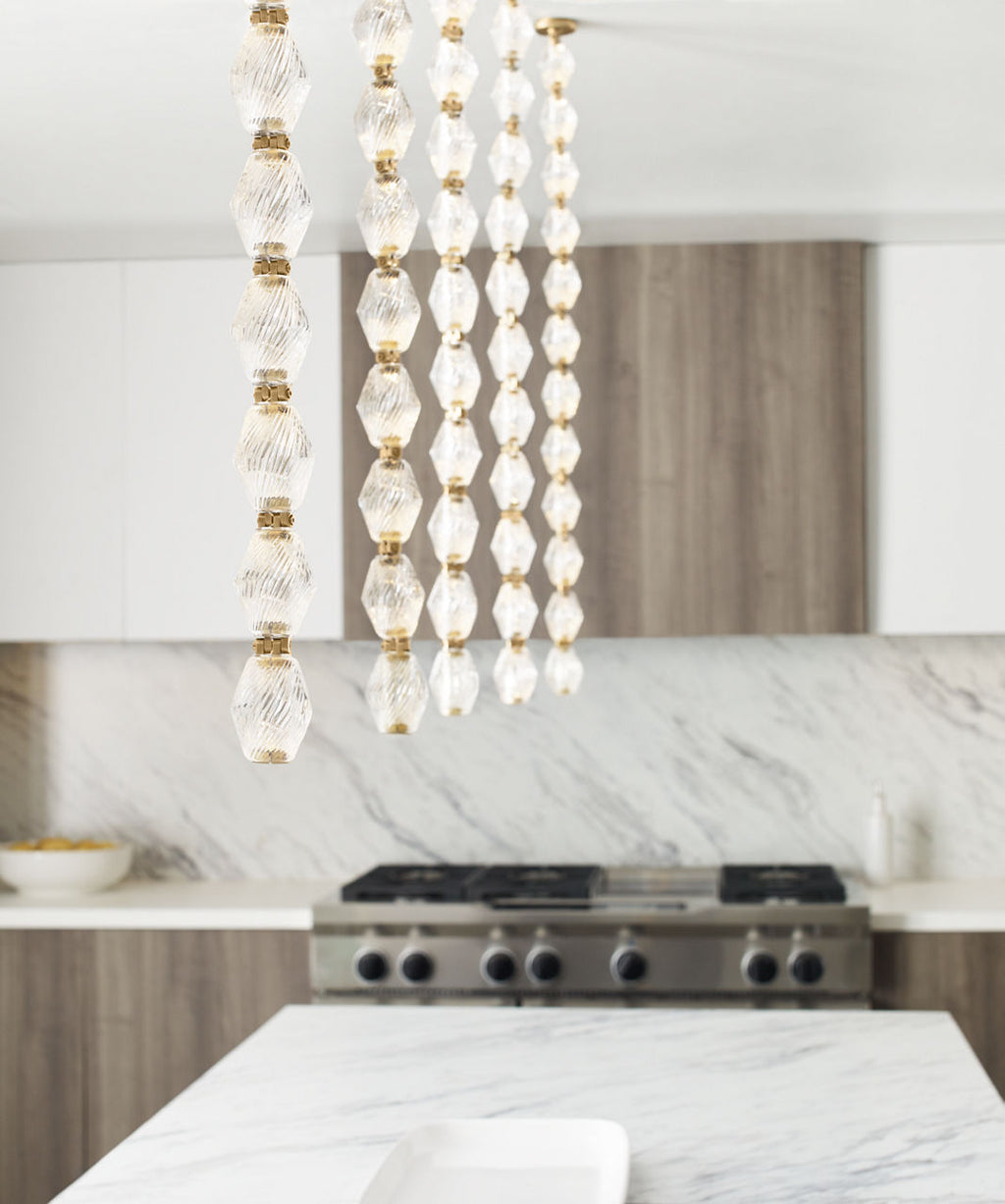 Collier 36 Pendant Natural Brass Integrated LED 90 CRI 2700K 277V (Remote)