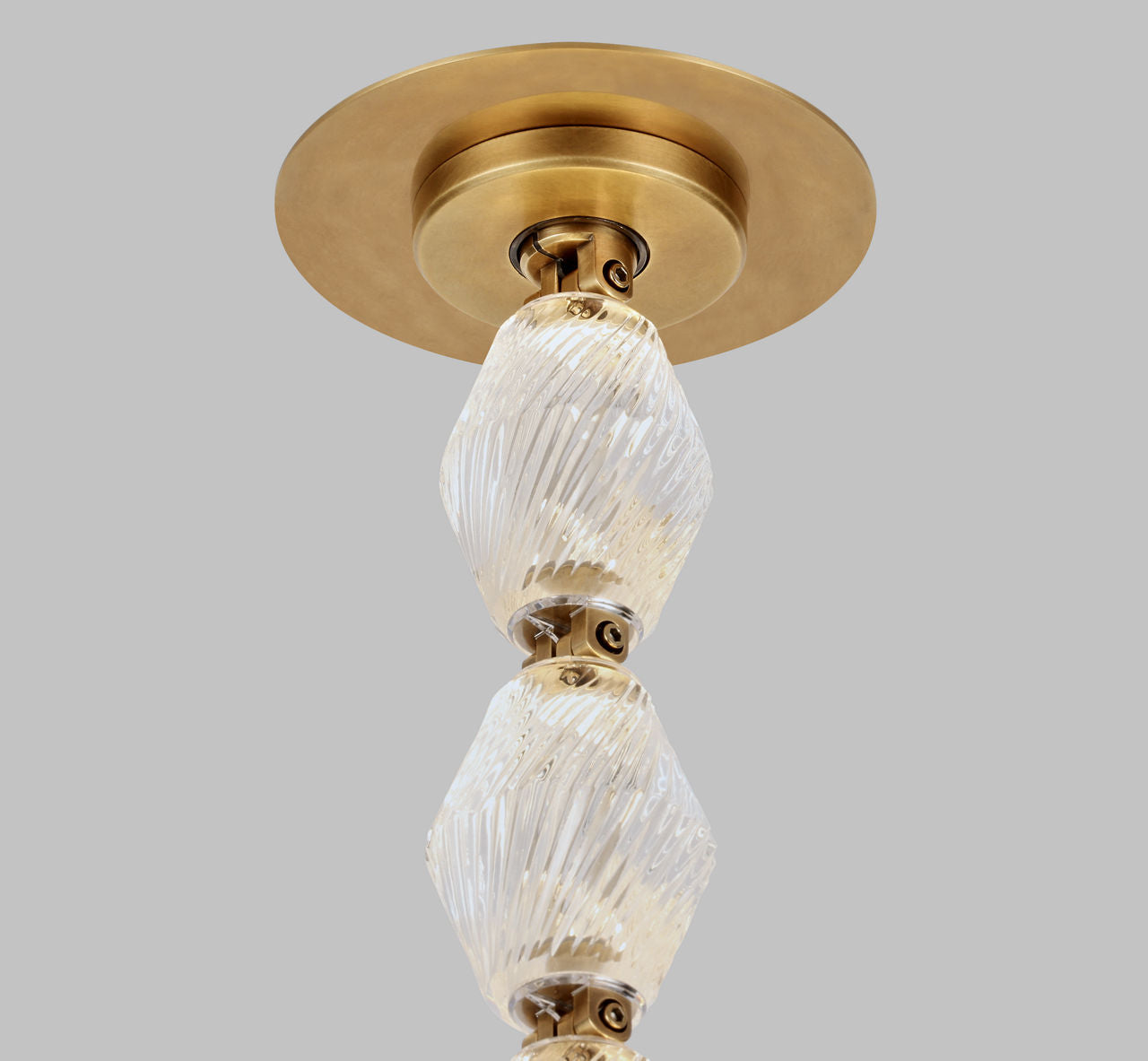 Collier Alabaster 240 Chandelier | Polished Nickel 2700K Surface 120V-277V Universal