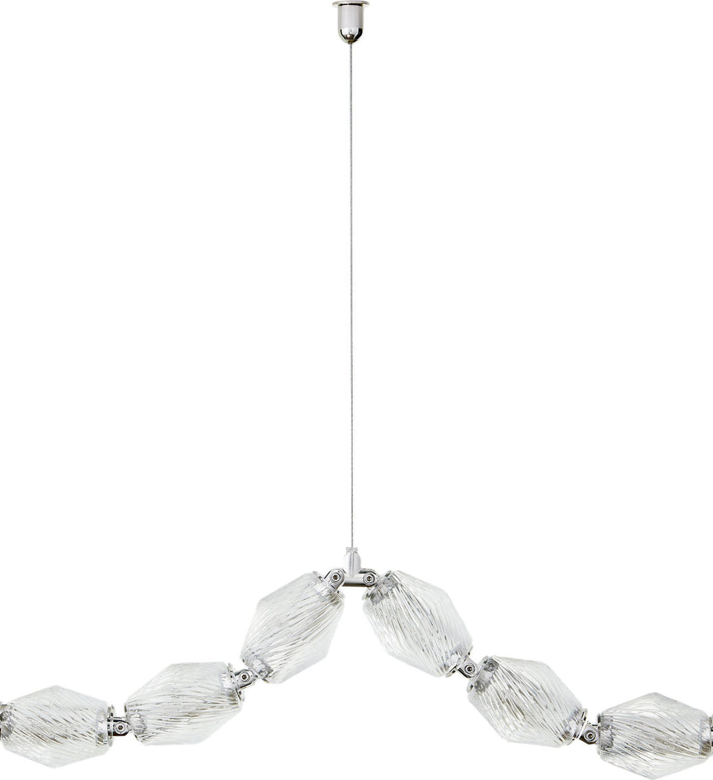 Collier 24 Pendant Polished Nickel Integrated LED 90 CRI 2700K 120V (Remote)