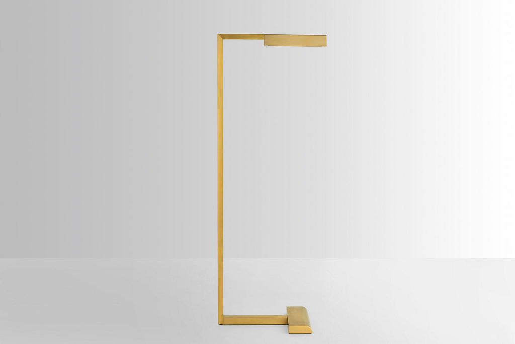 Dessau 38 Floor Lamp 38 Natural Brass LED 2700K 90 CRI 90 cri 2700k 120v