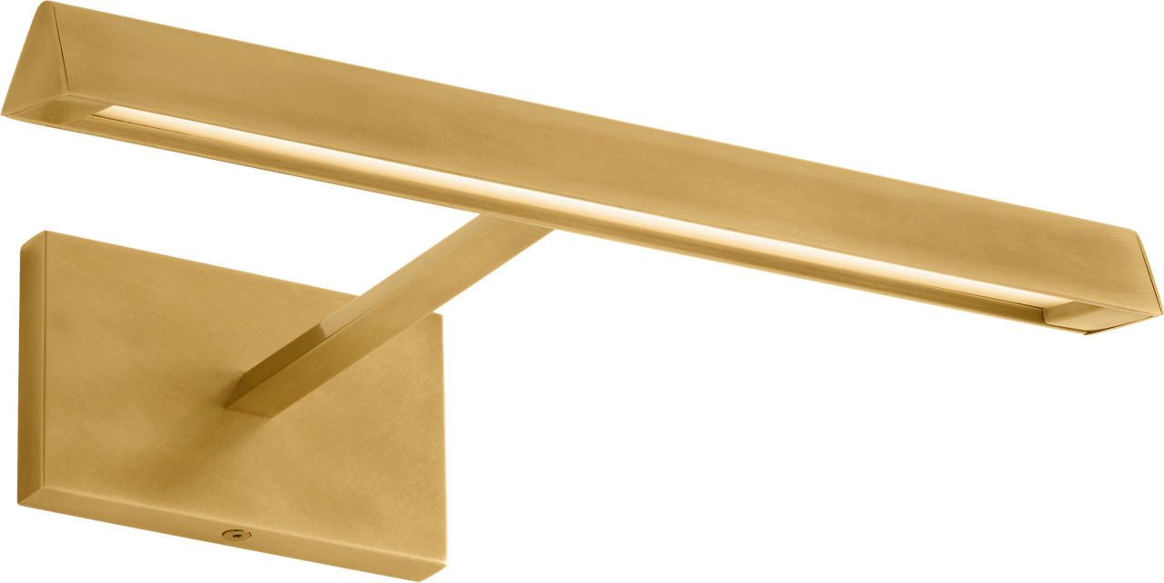 Dessau 12 Picture Light Natural Brass LED 90 CRI 3000K 120V