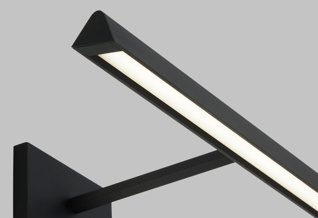 Dessau 18 Picture Light Nightshade Black LED 90 CRI 3000K 277V
