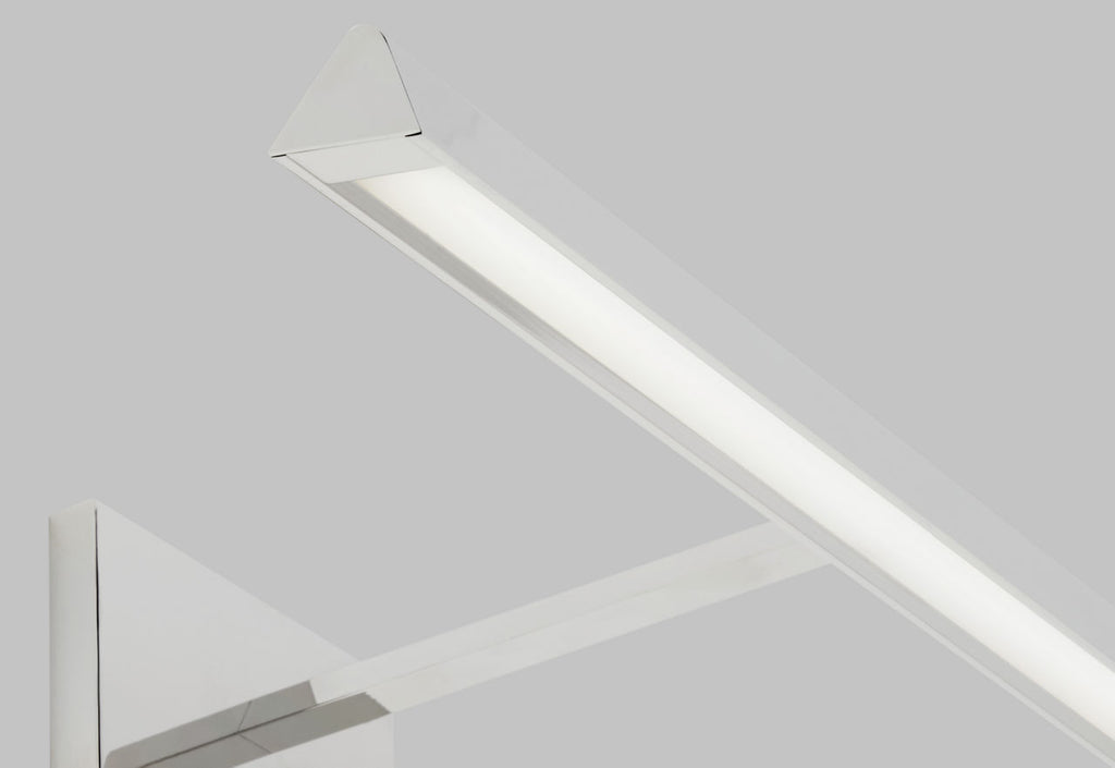 Dessau 18 Picture Light Polished Nickel LED 90 CRI 3000K 120V