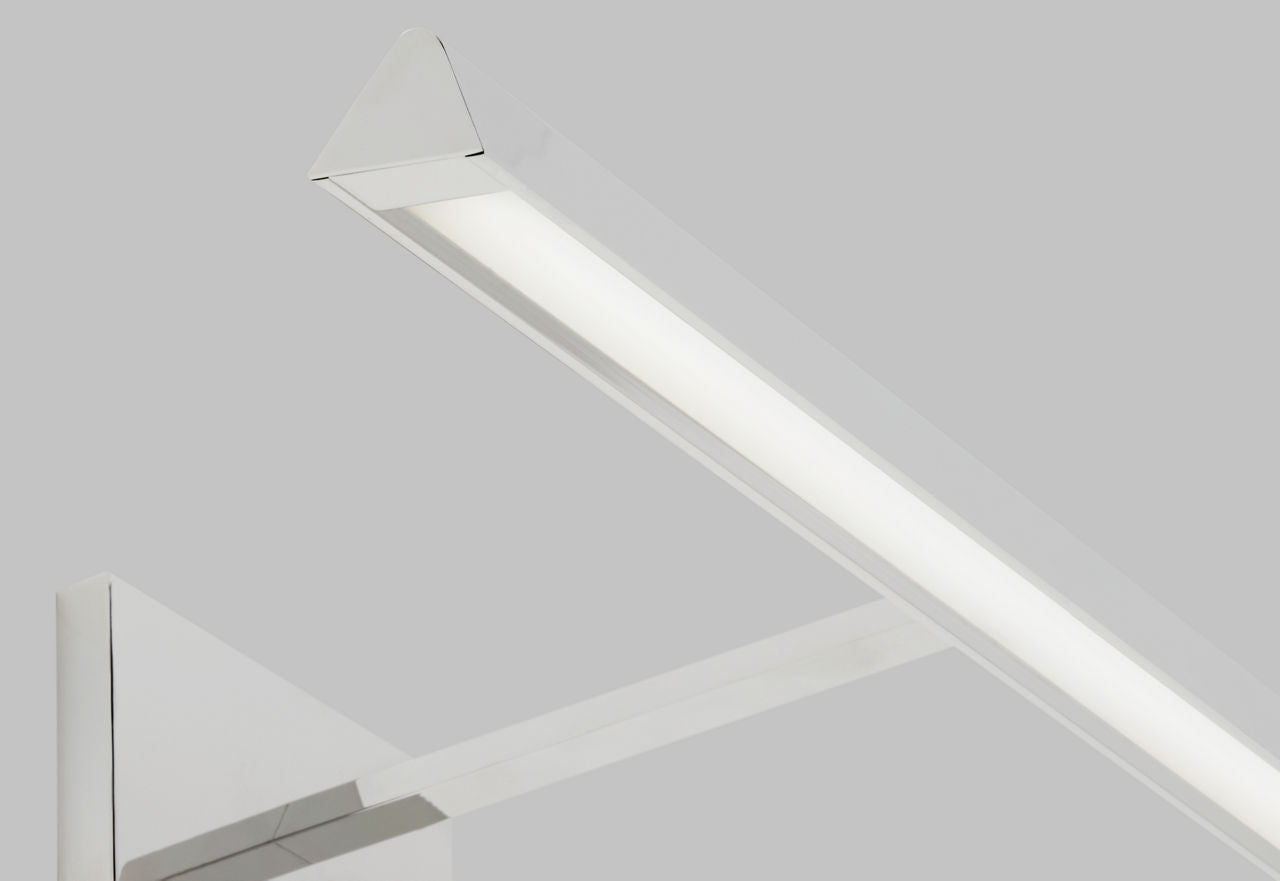 Dessau 18 Picture Light Polished Nickel LED 90 CRI 3000K 120V