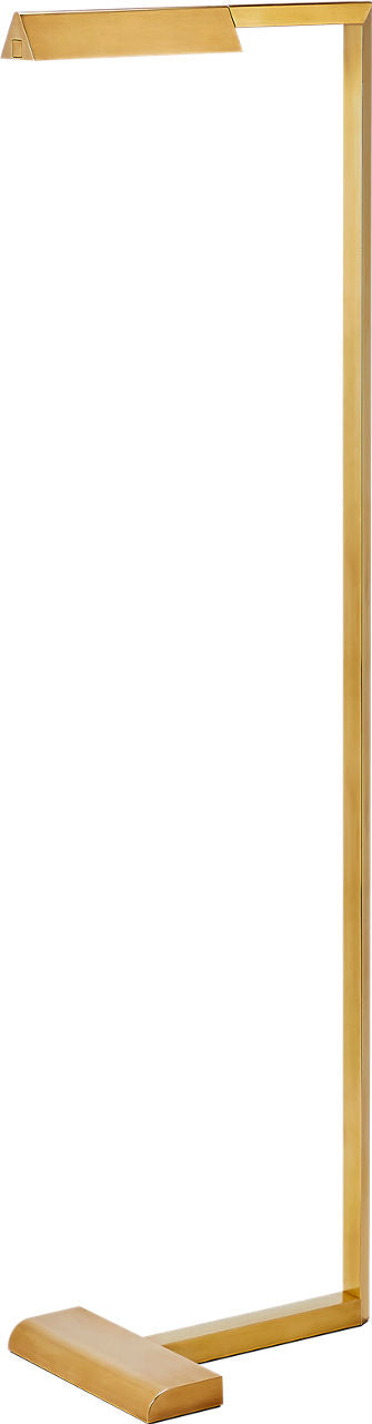 Dessau 46 Floor Lamp 46 Natural Brass 2700K 90 CRI integrated led 90 cri 2700k 120v