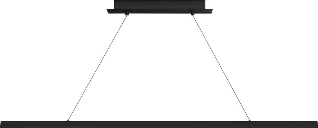 Dessau 48 Linear Suspension Nightshade Black 2700K/3000K Selectable 90 CRI LED selectable 2700k-3000k 120v