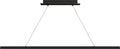 Dessau 48 Linear Suspension Nightshade Black 2700K/3000K Selectable 90 CRI LED selectable 2700k-3000k 120v
