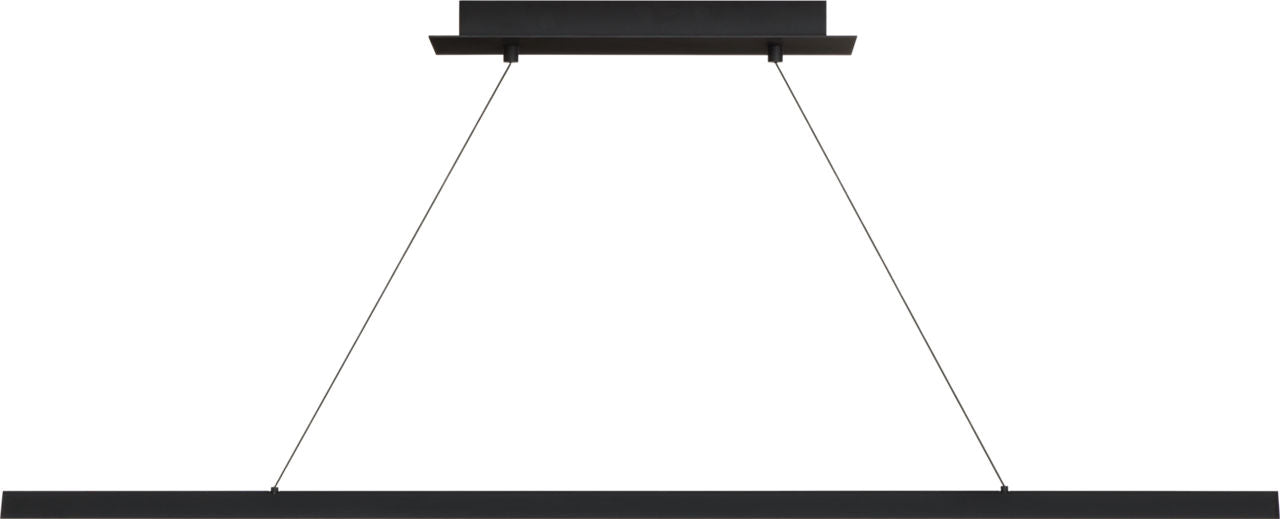 Dessau 48 Linear Suspension Nightshade Black 2700K/3000K Selectable 90 CRI LED selectable 2700k-3000k 120v
