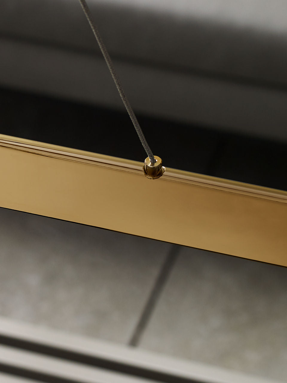 Dessau 48 Linear Suspension Natural Brass 2700K/3000K Selectable 90 CRI LED selectable 2700k-3000k 120v
