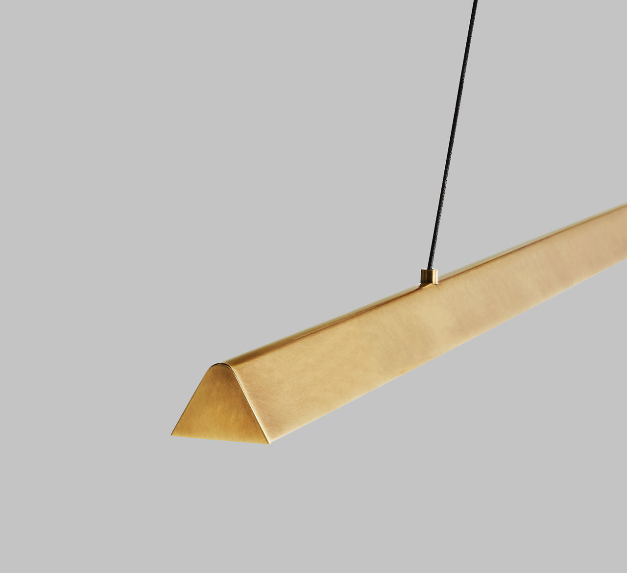 Dessau 48 Linear Suspension Natural Brass 2700K/3000K Selectable 90 CRI LED selectable 2700k-3000k 120v
