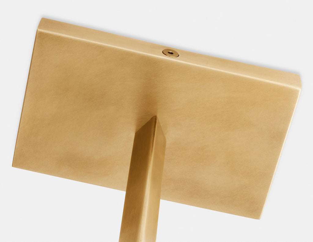 Dessau 12 Picture Light Natural Brass LED 90 CRI 3000K 120V