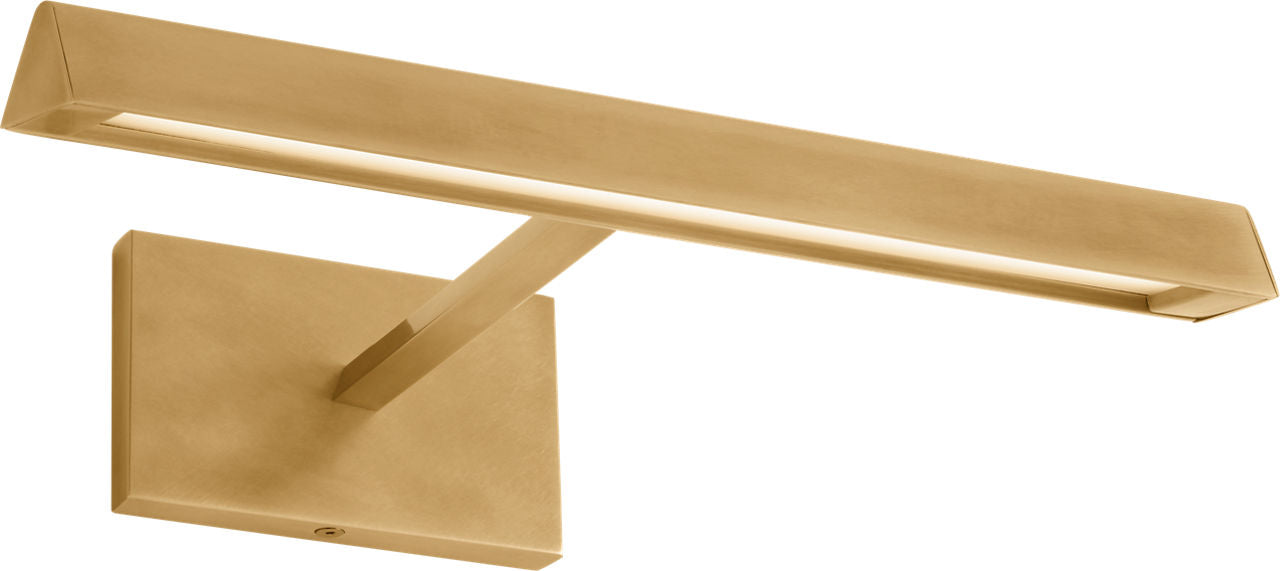 Dessau 12 Picture Light Natural Brass LED 90 CRI 3000K 120V
