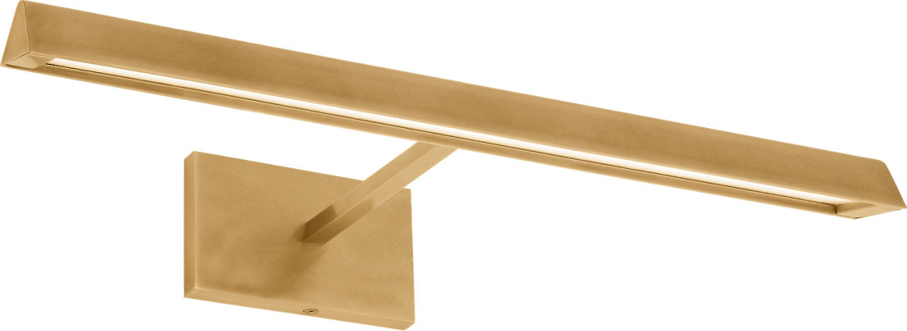 Dessau 18 Picture Light Natural Brass LED 90 CRI 3000K 120V