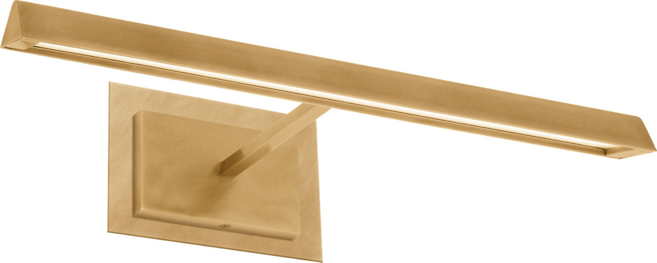 Dessau 18 Picture Light Natural Brass LED 90 CRI 3000K 120V