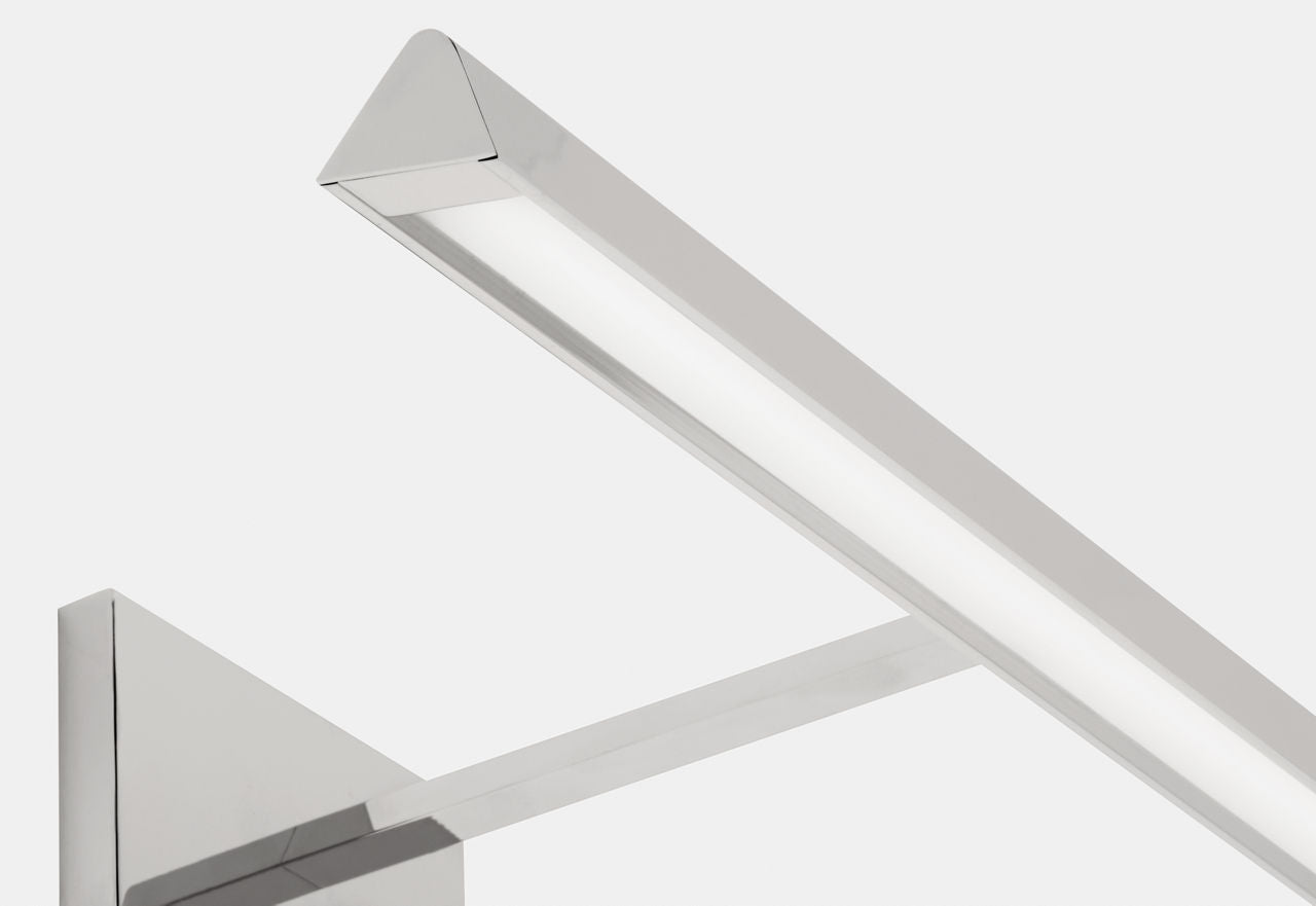 Dessau 18 Picture Light Polished Nickel LED 90 CRI 3000K 120V