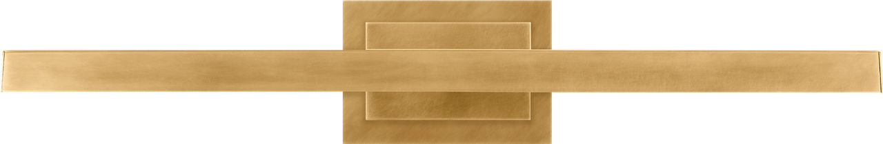Dessau 24 Picture Light Natural Brass LED 90 CRI 3000K 120V