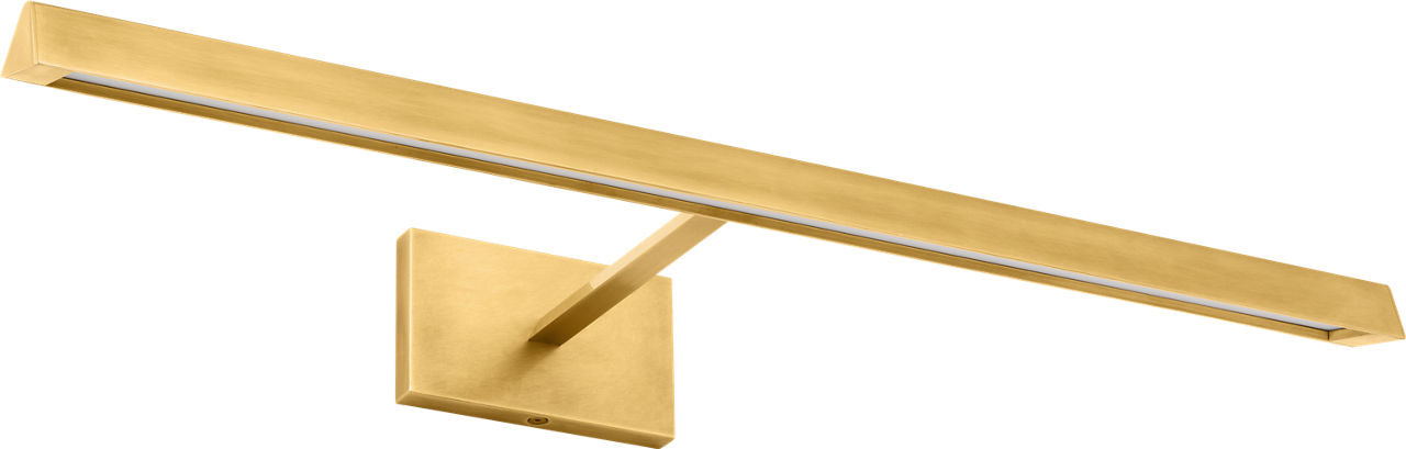 Dessau 24 Picture Light Natural Brass LED 90 CRI 3000K 120V
