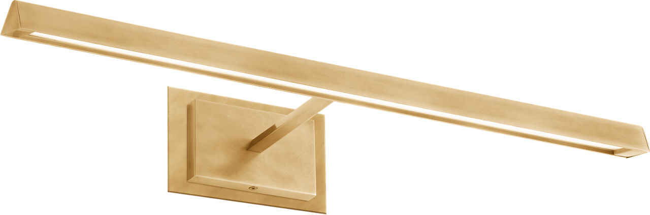Dessau 24 Picture Light Natural Brass LED 90 CRI 3000K 120V
