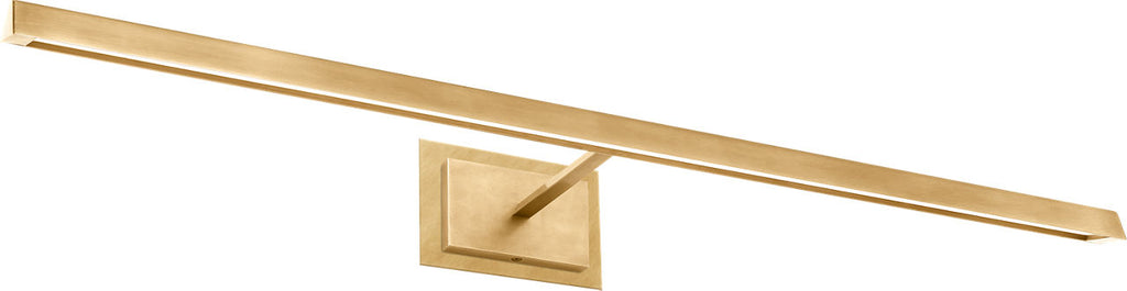 Dessau 36 Picture Light Natural Brass LED 90 CRI 3000K 120V