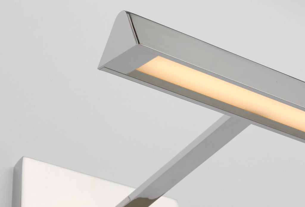 Dessau 8 Picture Light polished nickel 3000K 90 CRI integrated led 90 cri 3000k 120v