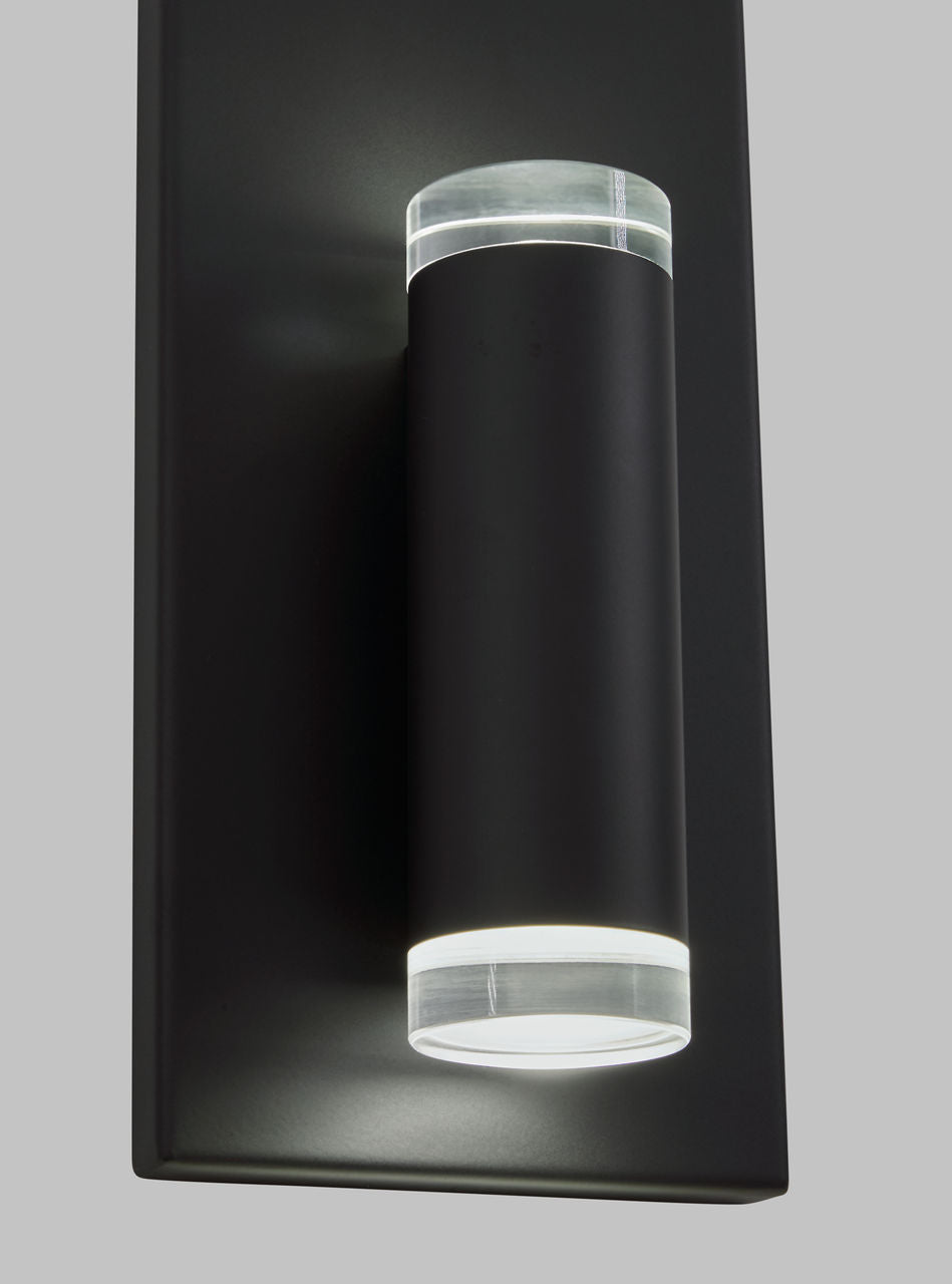 Dobson II 1-Light Wall/Bath 1 Light Matte Black LED 3000K 90 CRI90 cri 3000k 120v