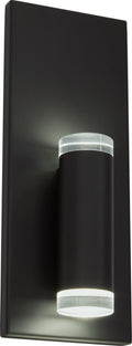 Dobson II 1-Light Wall/Bath 1 Light Matte Black LED 3000K 90 CRI90 cri 3000k 120v