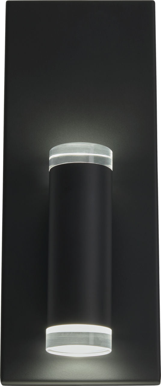 Dobson II 1-Light Wall/Bath 1 Light Matte Black LED 3000K 90 CRI90 cri 3000k 120v